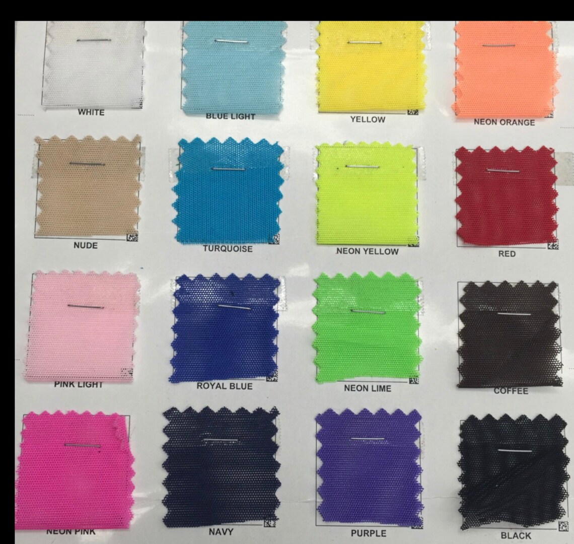 4 Way Stretch Mesh Fabric 60 Inch Wide Sold by the Yard Etsy