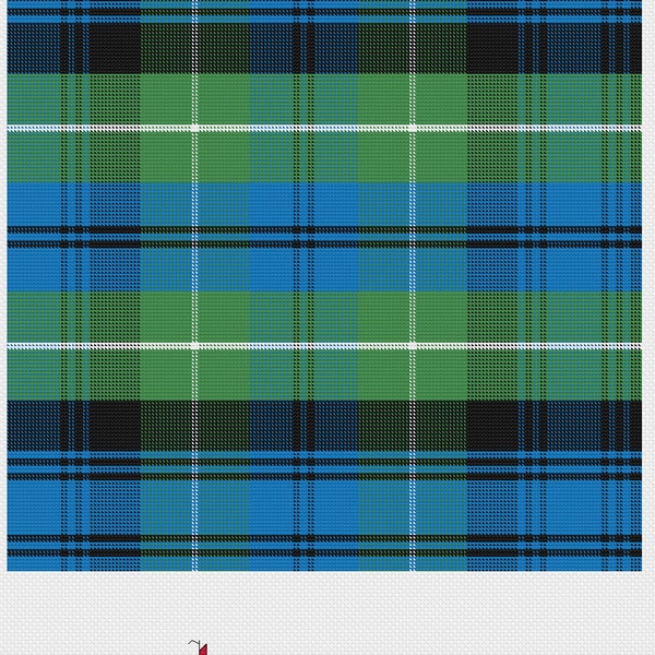 Cross Stitch Pattern - Lamont Tartan