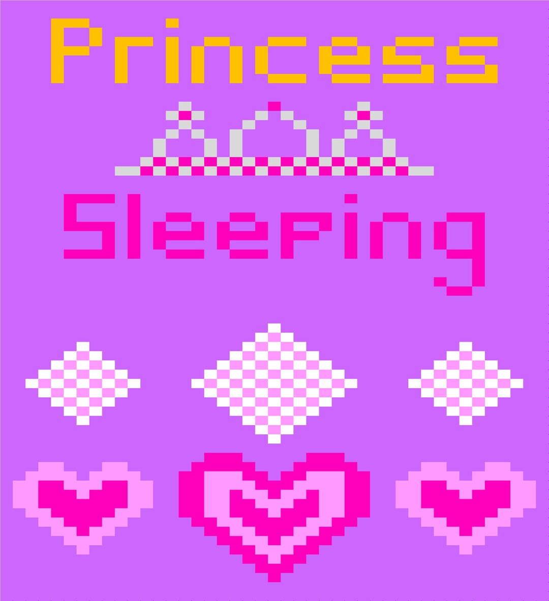 Princess C2c Graph Written Pattern and Chart - Etsy