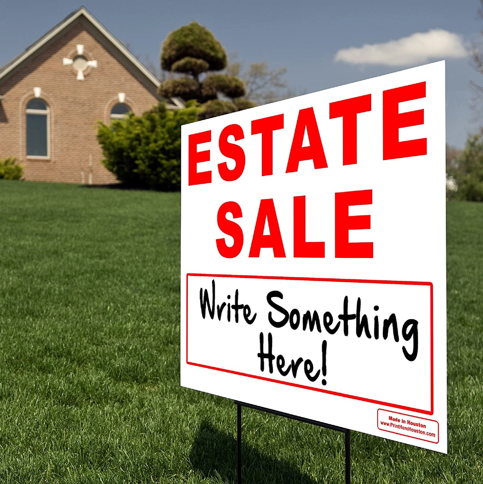 24x18 Large Estate Sale Yard Signs Kit 3 Pack Etsy