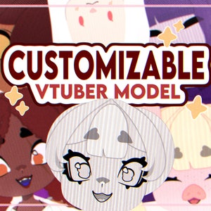 Customizable Vtuber Model- Premade Model