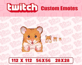 Twitch Emote- Lucky Hamster