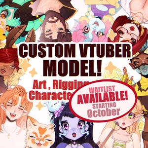 Custom Vtuber Model (Live 2d, Art and Rigging) image 1