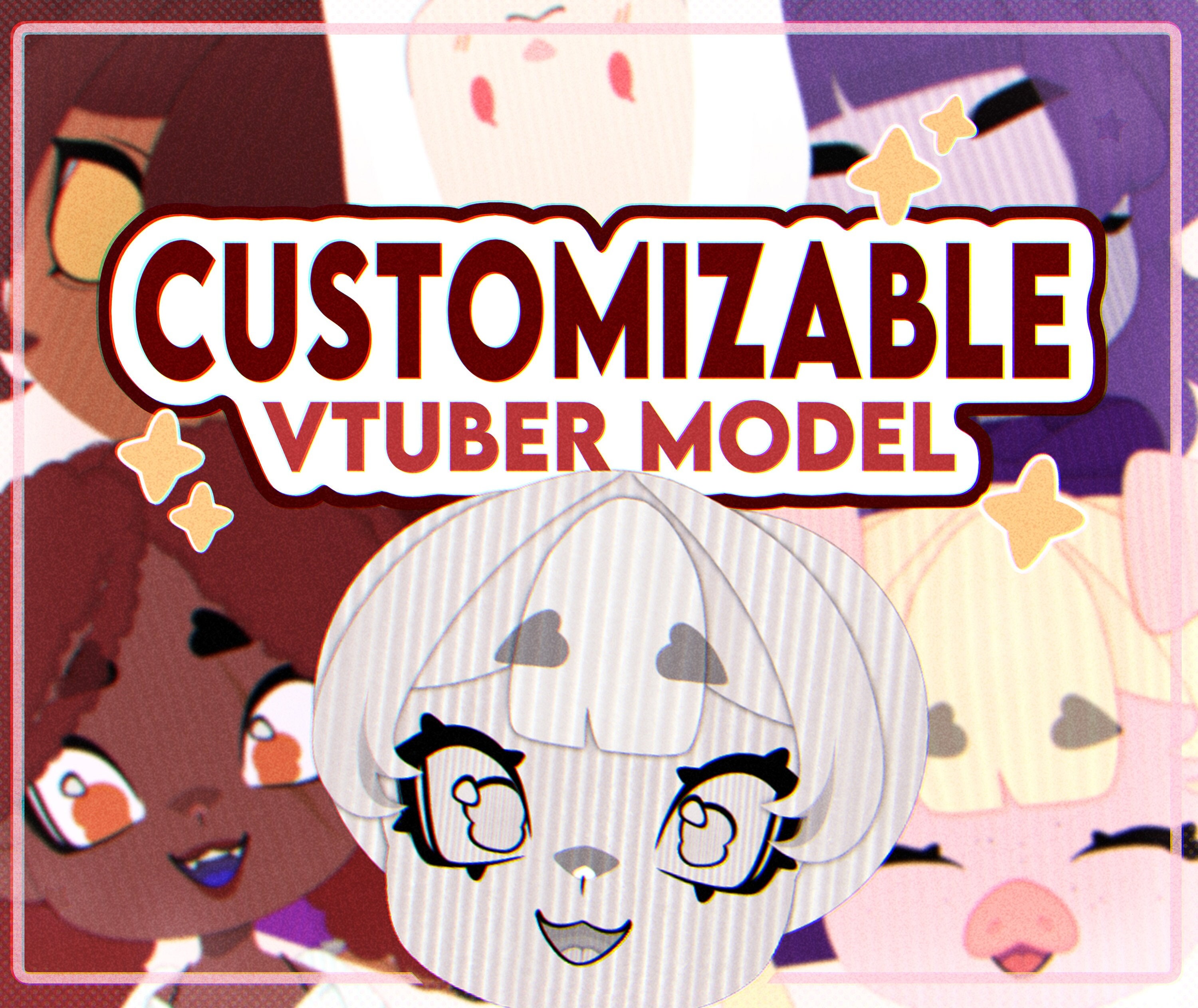 Customizable Vtuber Model- Premade Model