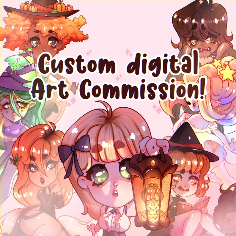 Custom Digital Art Commission Etsy