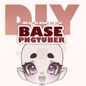 DIY Pngtuber Chibi Base(PSD file)