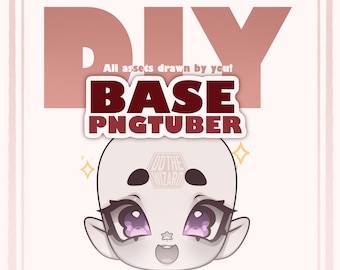 Base Chibi Pngtuber fai da te (file PSD)