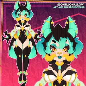 Custom Vtuber Model (Live 2d, Art and Rigging) image 2