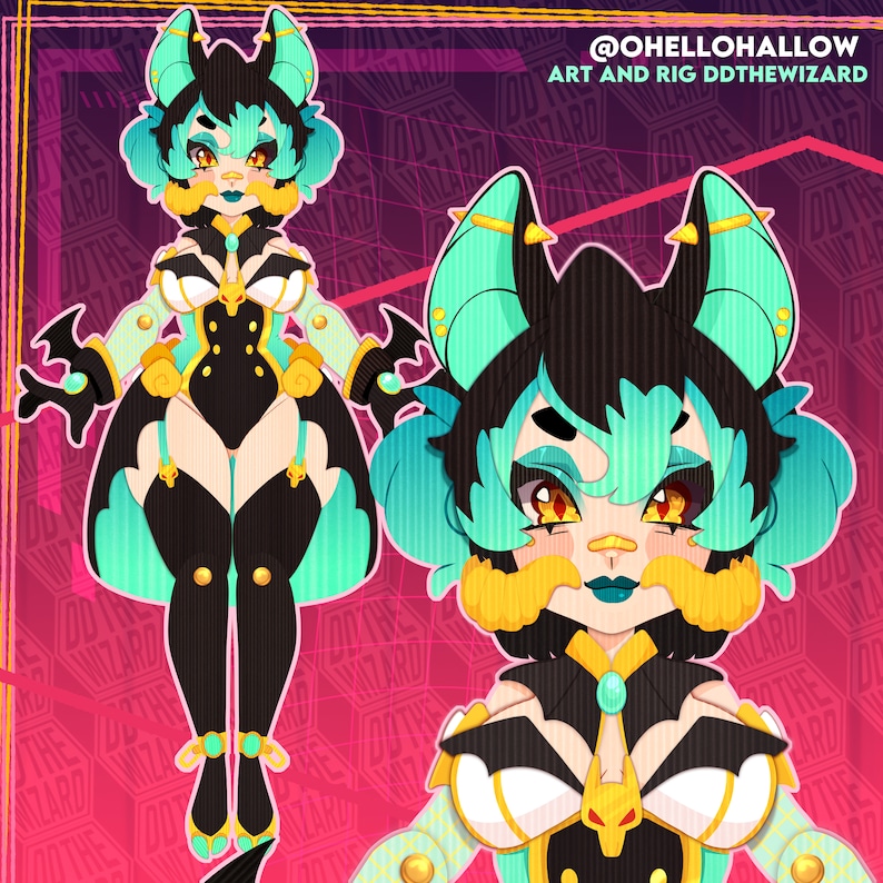 Custom Vtuber Model (Live 2d, Art and Rigging) image 2