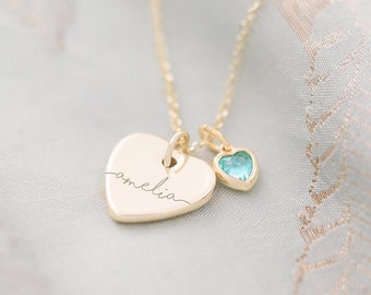 Heart Name Necklace Etsy Heart Name Necklace Etsy