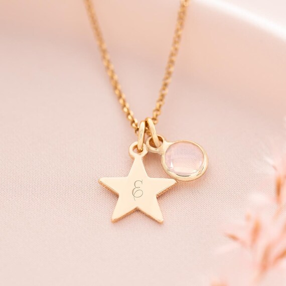 Star birthstone necklace deals