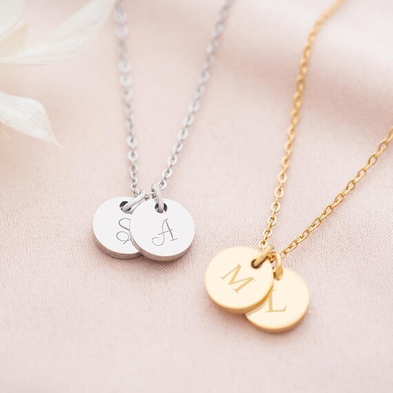 Personalised initials necklace online