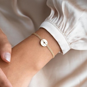 Personalisierte Armband Sternbild Geburtsstein • Sternzeichen Schmuck • Geschenk für Sie • Geburtstagsgeschenk • Bloom Boutique
