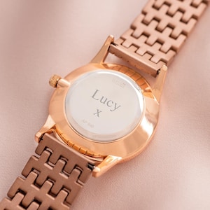 Vivre Personalised Ladies Watch Minimalist Watch Gift For Her Wedding Gift Bloom Boutique image 5