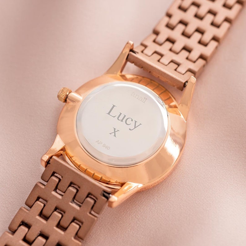 Vivre Personalised Ladies Watch Minimalist Watch Gift For Her Wedding Gift Bloom Boutique image 5