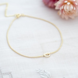 Gold Plated Sterling Silver Knot Charm Personalised Bracelet