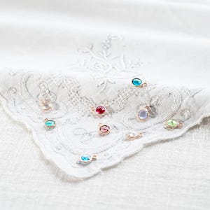 Add a 4 mm Swarovski Birthstone Personalised Charm • Wedding Gift • Gift For Her • Wedding Gift • Bloom Boutique
