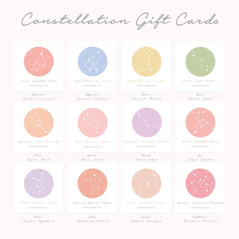 Constellation Gift Card Image Key