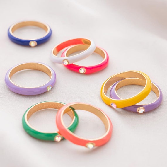 Kumar Jewels Latest Design Big Multi Color Crystal Stone Cocktail Ring at  Rs 850 | Designer Finger Ring in Jalandhar | ID: 3977869073