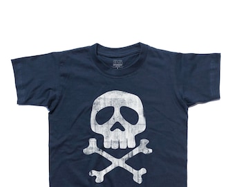 T-shirt enfant Jolly Roger Flag Pirate Flag - Chemise Captain - 100% Coton 185 gr/mq - Classic Line