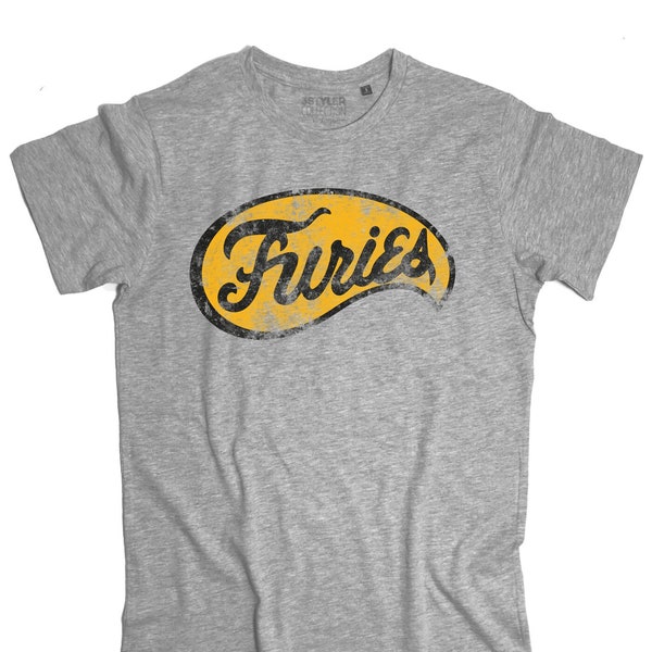T-Shirt Uomo Baseball Furies Logo – Il Film The Warriors – 100% Cotone Made In Italy