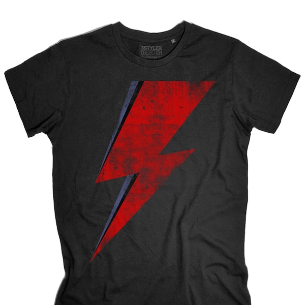 T-shirt uomo Vintage THUNDER Fulmine Ziggy David