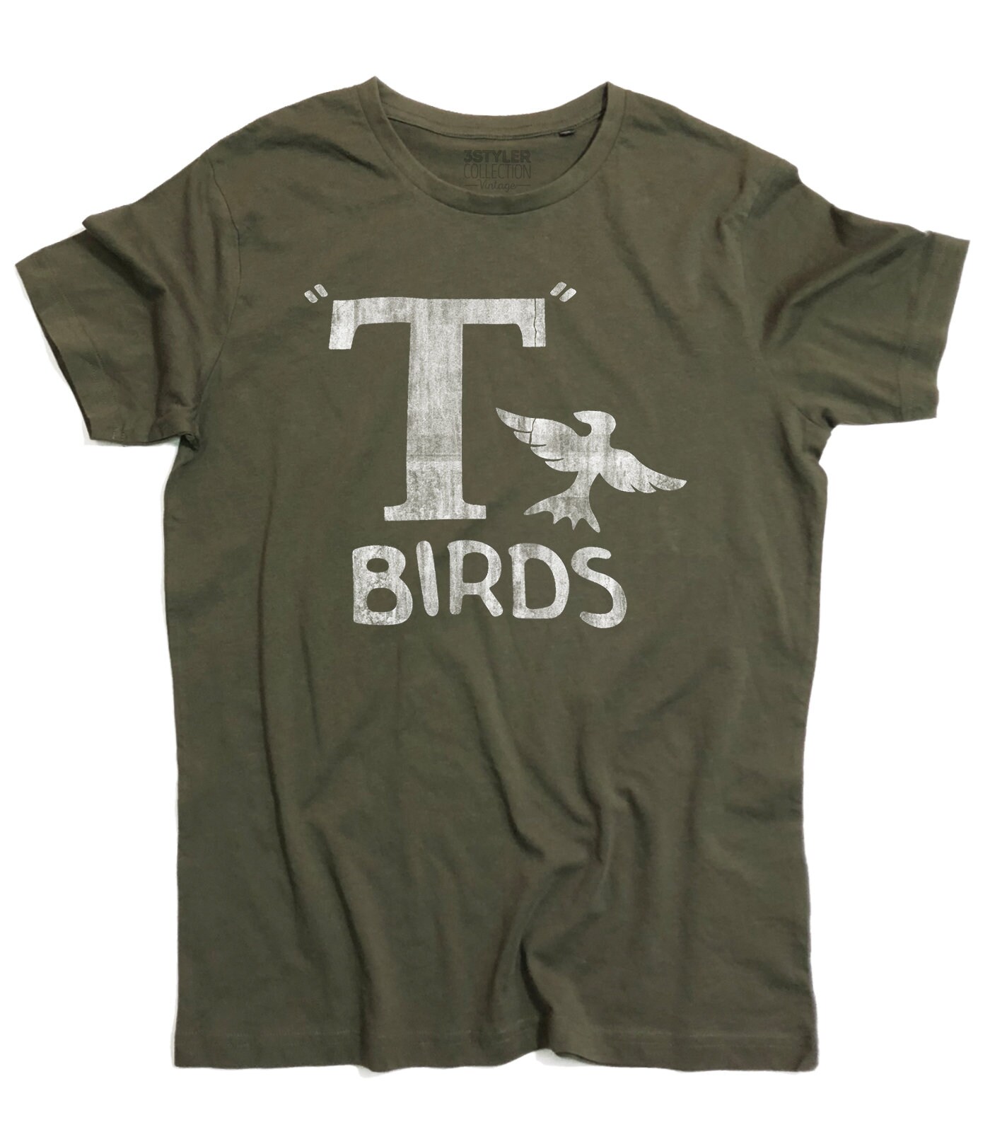T birds Men s T shirt Grease Danny Zuko Etsy