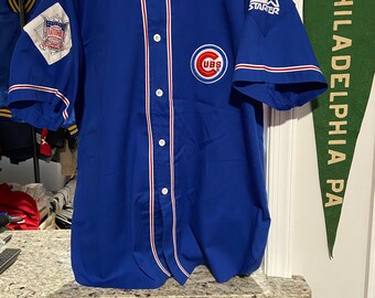 cubs button down jersey