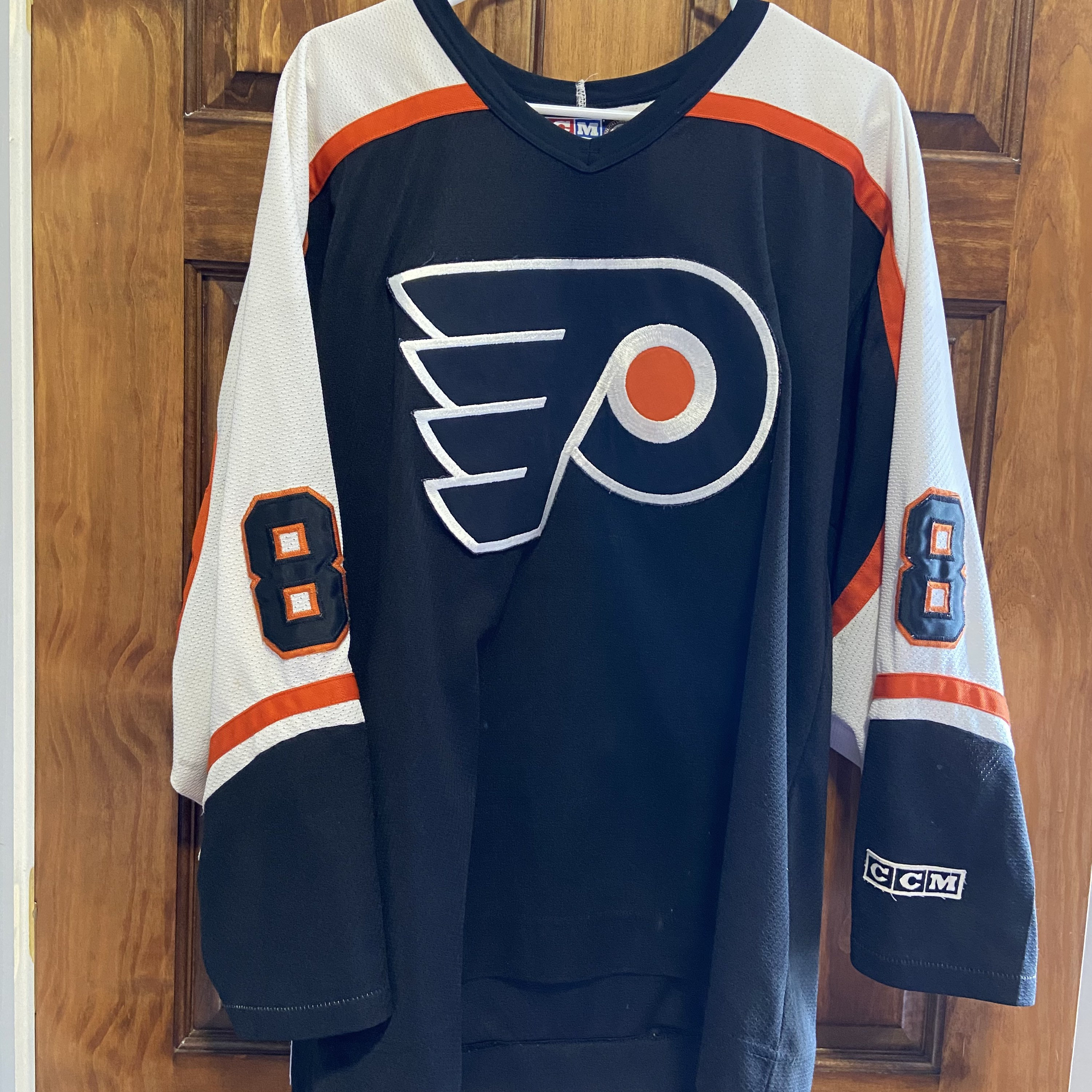 90's Brent Fedyk Philadelphia Flyers Retro CCM NHL Jersey Size XXL