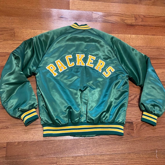 Chalkline Green Bay Packers Satin Jacket - Etsy Canada