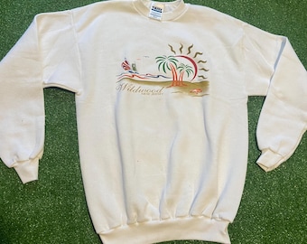 Vintage 90's Wildwood New Jersey Crewneck Sweatshirt