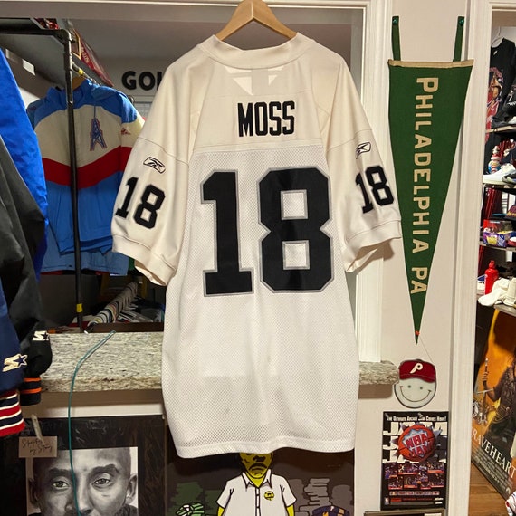 Vintage Oakland Raiders Randy Moss Reebok Football Jersey, Size