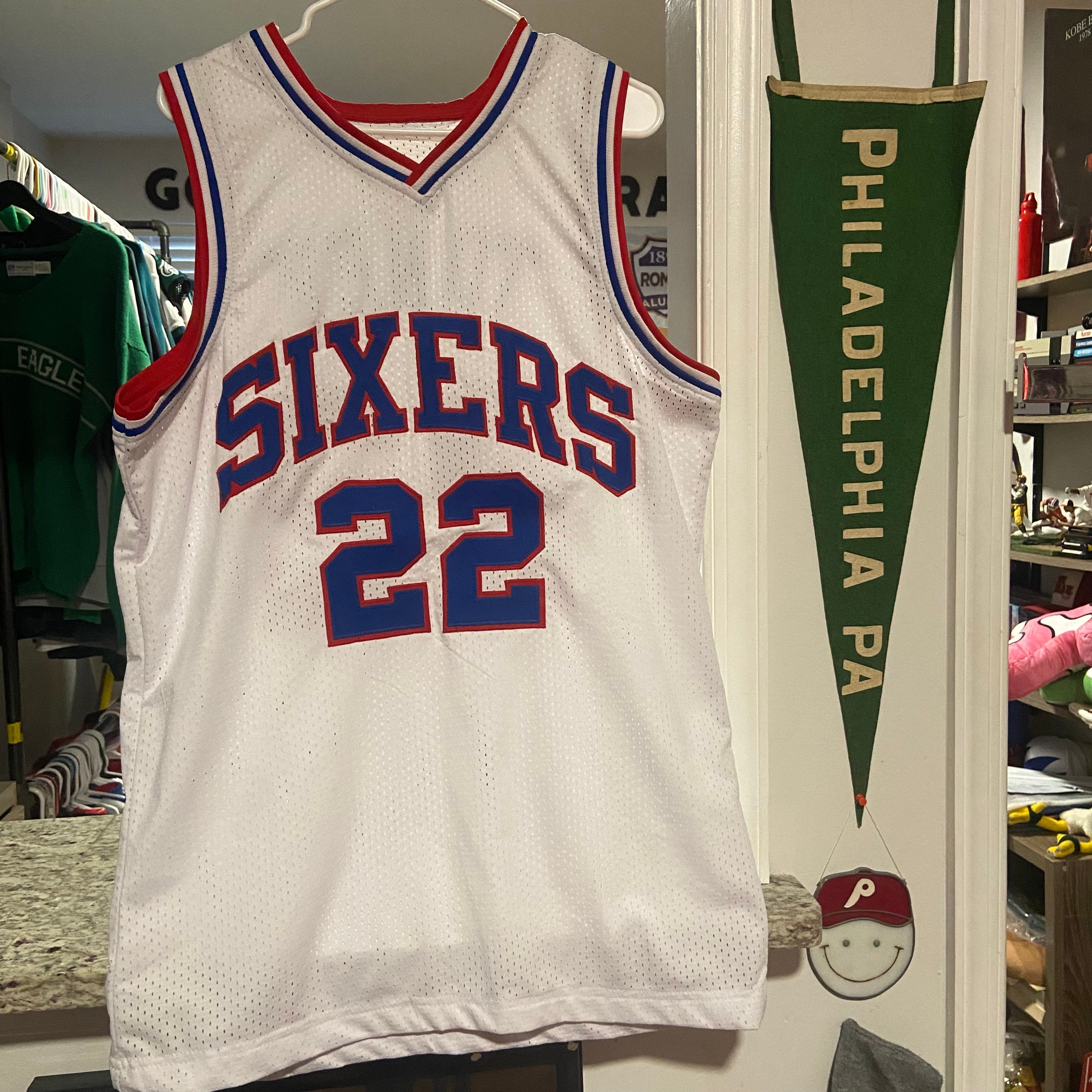 PHILADELPHIA 76ers 1980's Throwback NBA Jersey Customized Any