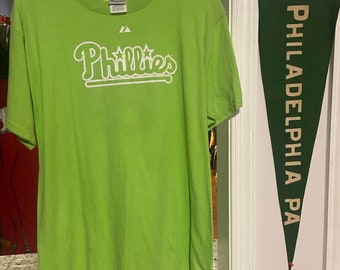  Majestic Philadelphia Phillies St. Patrick's Day Adult Short  Sleeve Performance Shirt - Green : Sports & Outdoors