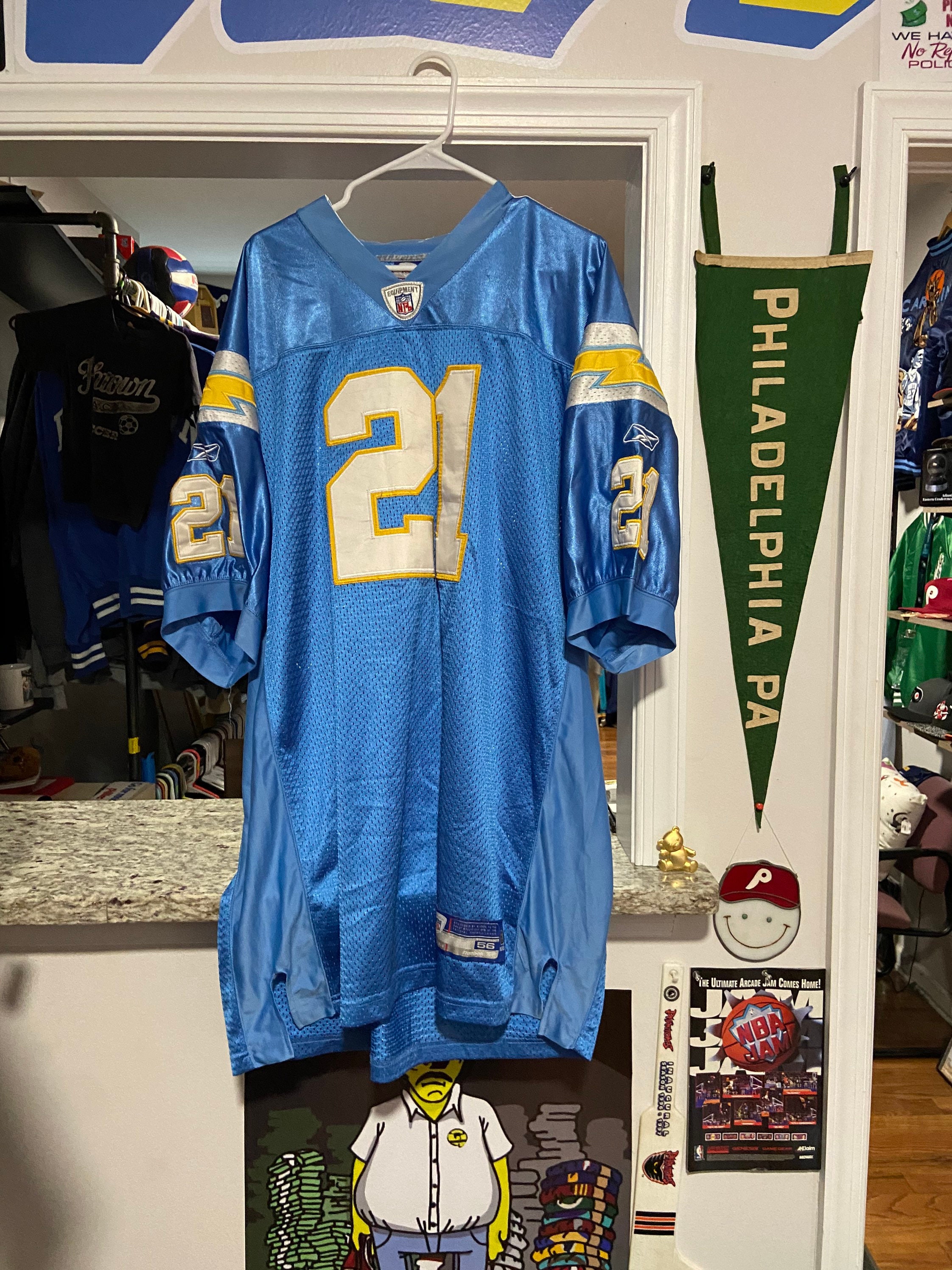 san diego chargers ladainian tomlinson jersey