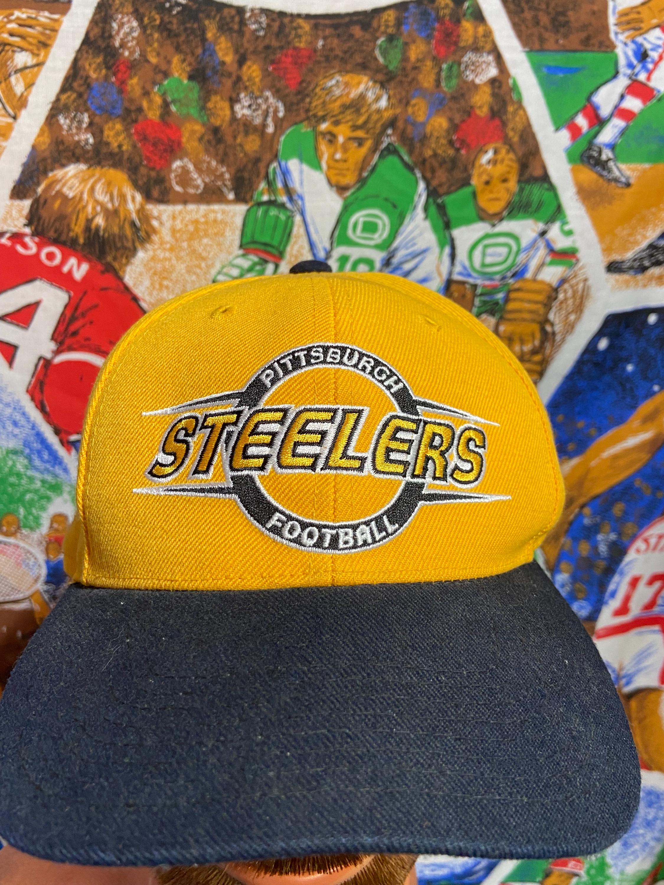 Steelers Vintage Snapback - Etsy