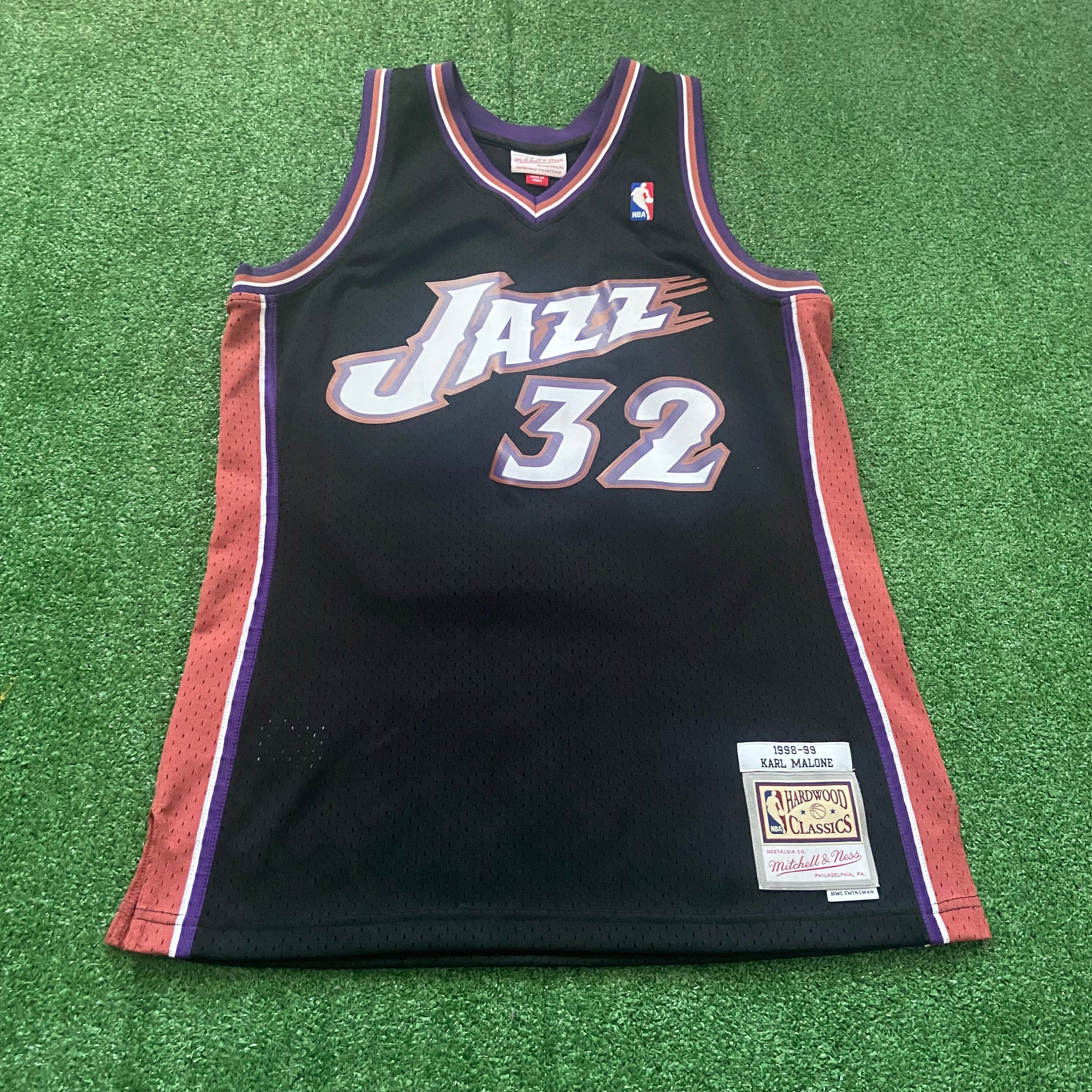 Karl malone green clearance jersey