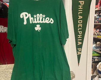 Mitchell & Ness Mike Schmidt Phillies St Patricks Green Jersey