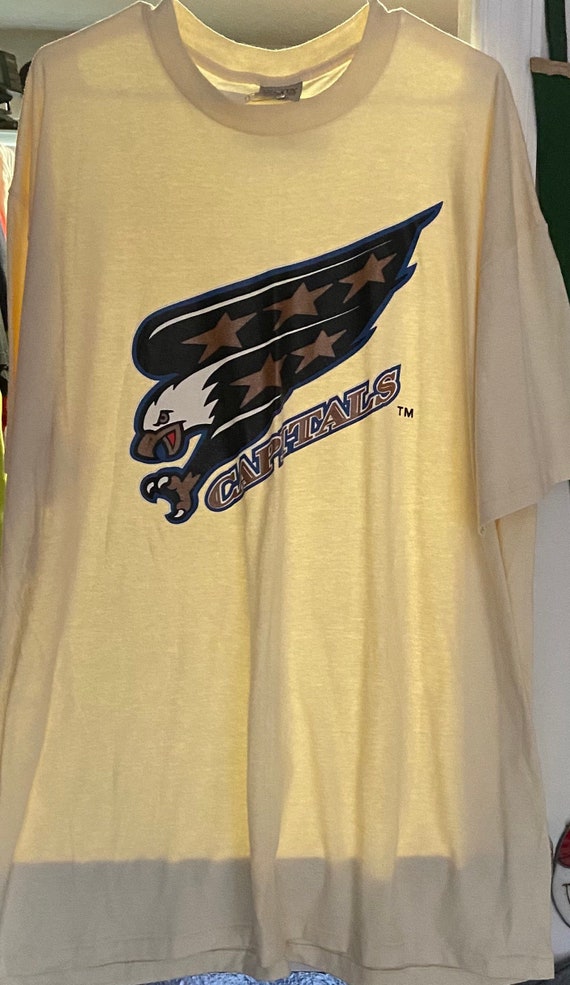 Lids Washington Capitals Mitchell & Ness Vintage Logo T-Shirt