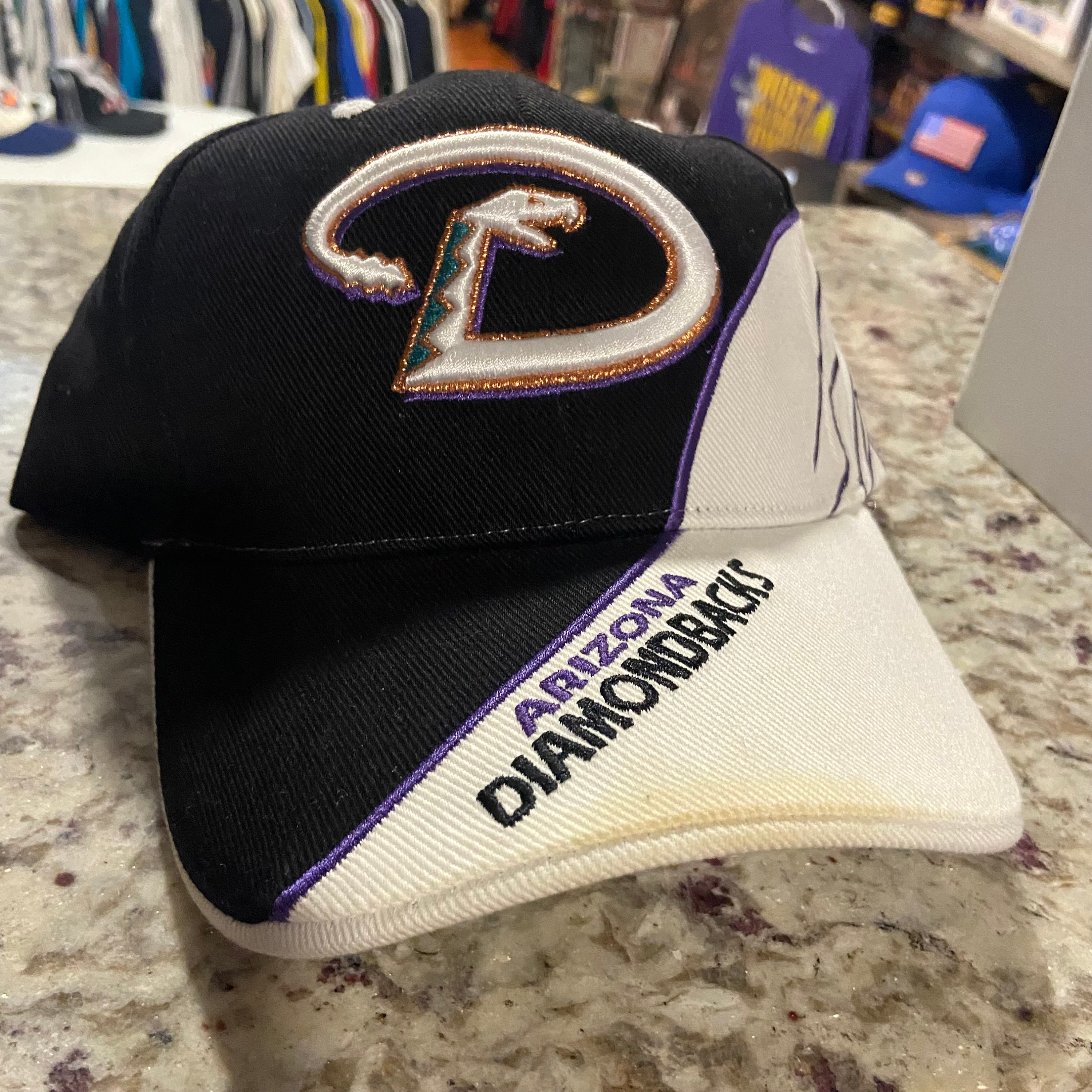 Vintage Arizona Diamondbacks Sports Specialties 90s Snapback Hat Purple  OSFA | SidelineSwap