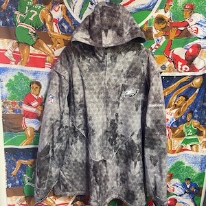 Reebok Philadelphia Eagles Gray Camo Sideline Jacket