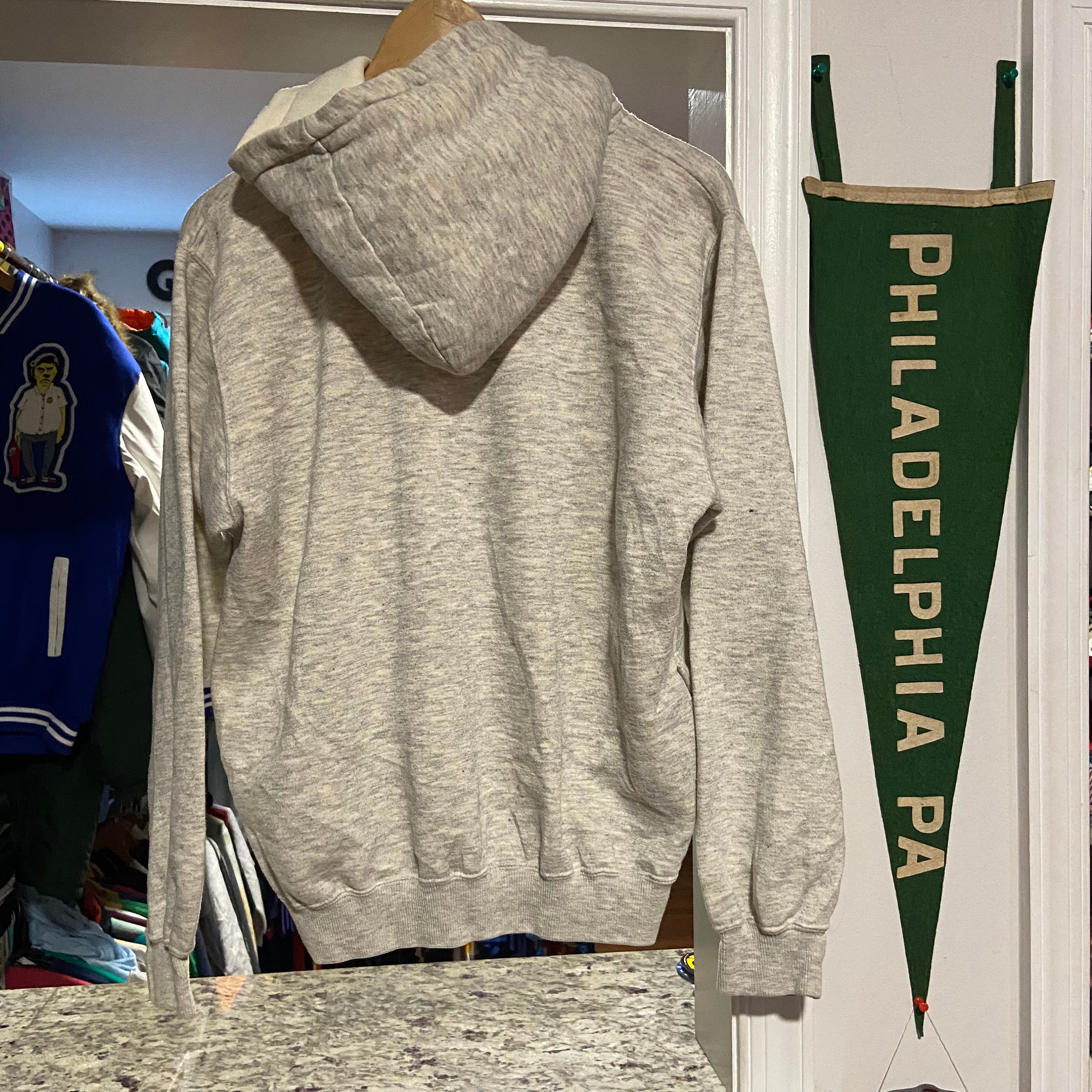 Vintage Gear Mens Small Gray Plymouth State Pullover Hoodie Etsy