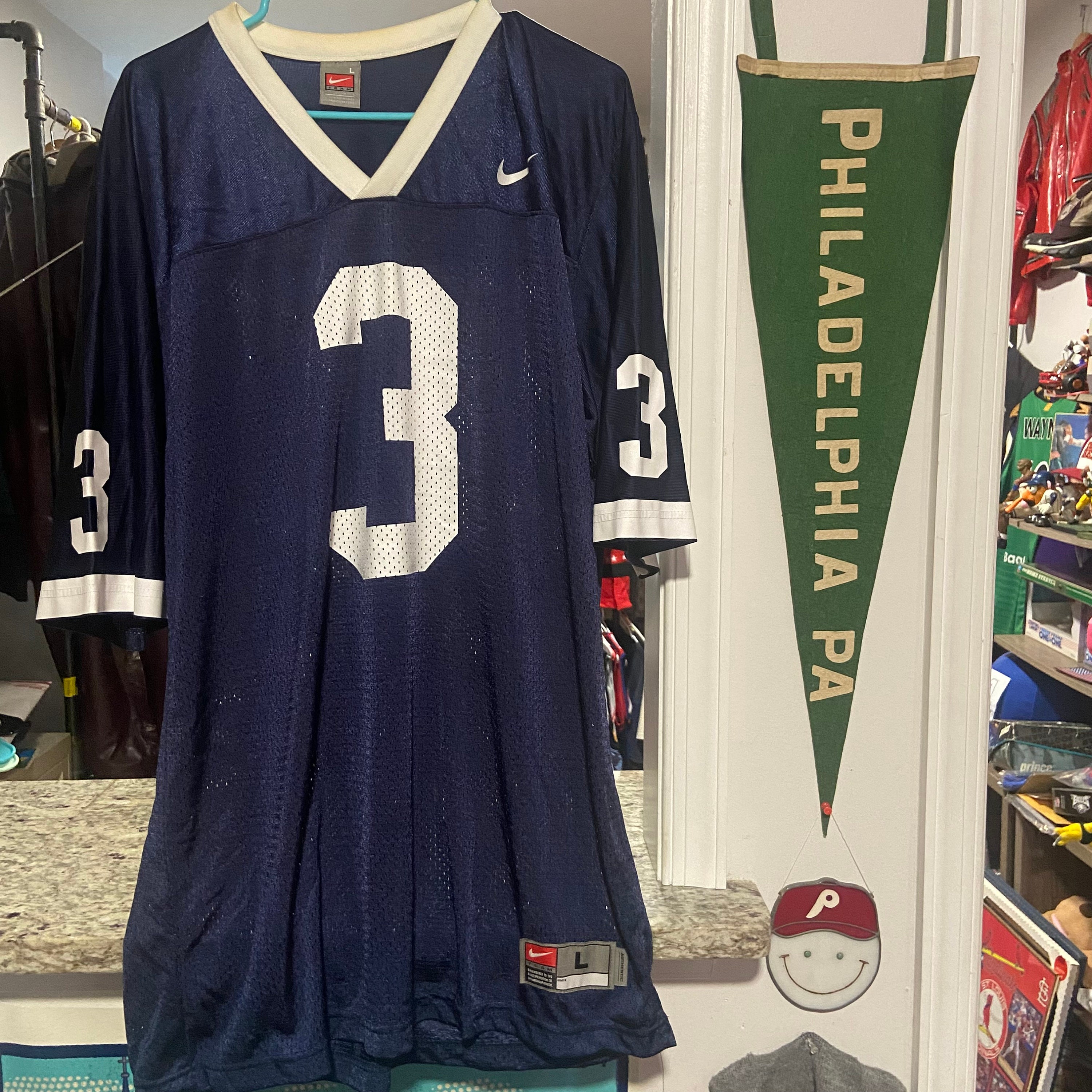 Men's Nike White Penn State Nittany Lions Replica College Hockey Jersey