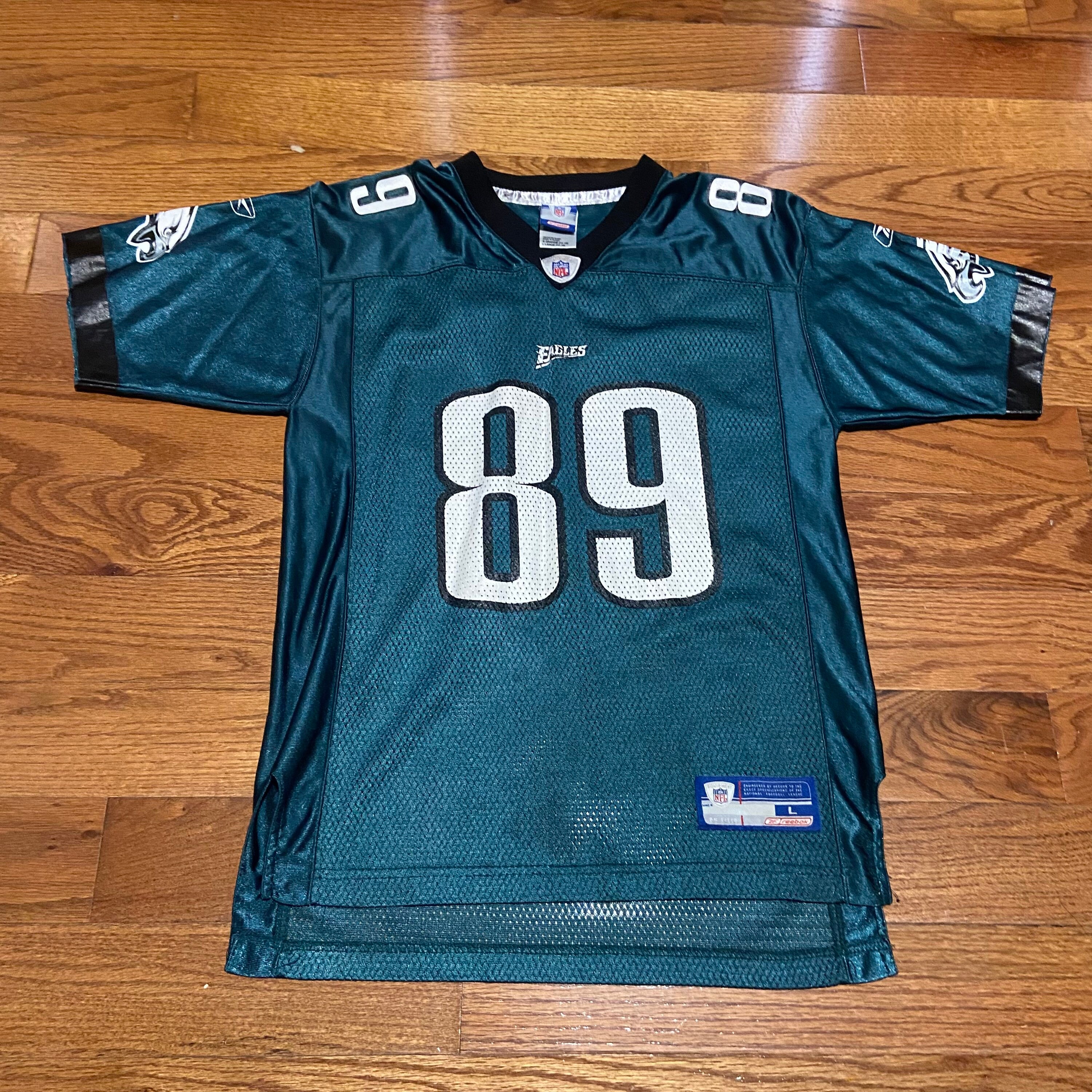 GoldenBearGarage Vintage Reebok Mens XL Kelly Green Philadelphia Eagles Vince Papale Throwback Football Jersey