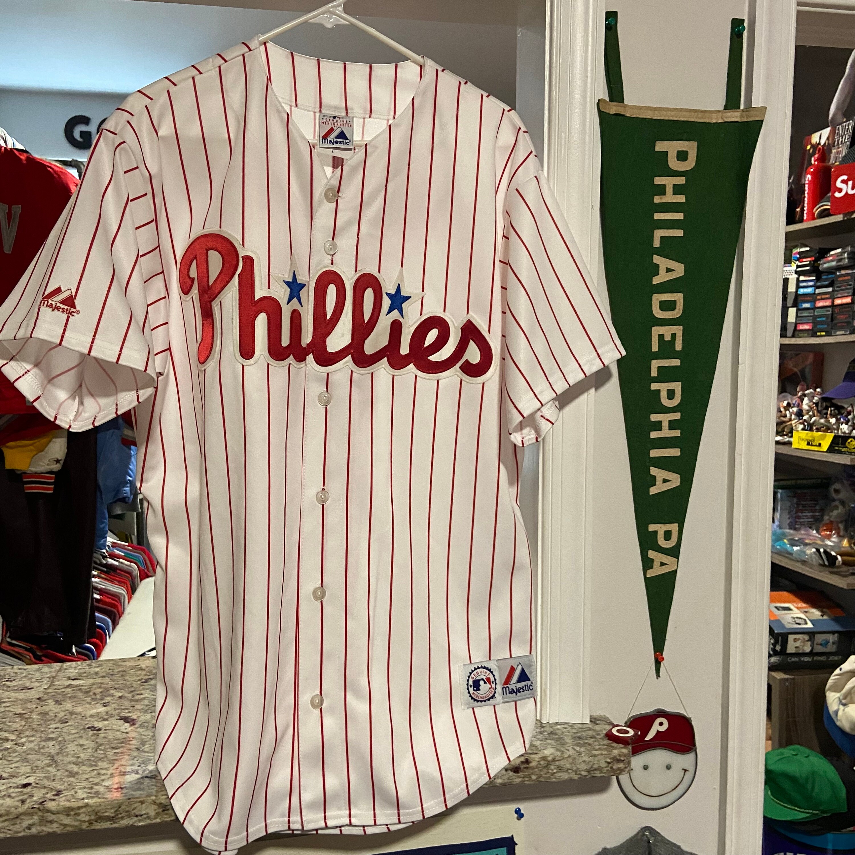 Replica Philadelphia Phillies Baseball Jersey, Size XL, Never Worn