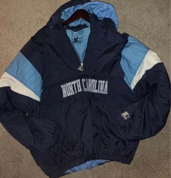 North Carolina Tarheels Pullover Starter Jacket Gem