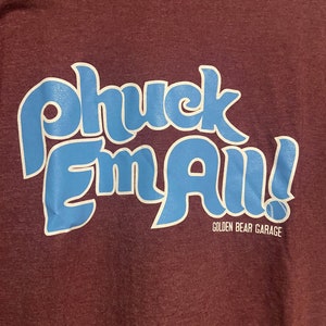 Custom Maroon Philly Phuck Em All Crewneck Teeshirt image 2