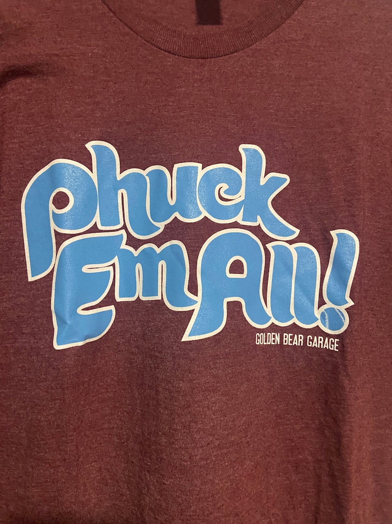 Custom Maroon Philly Phuck Em All Crewneck Teeshirt image 2