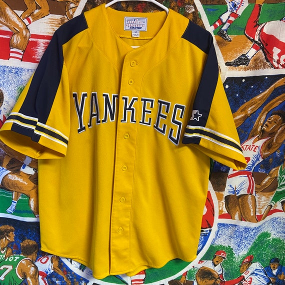Buy Starter Yellow New York Yankees Baseball Jersey Online in