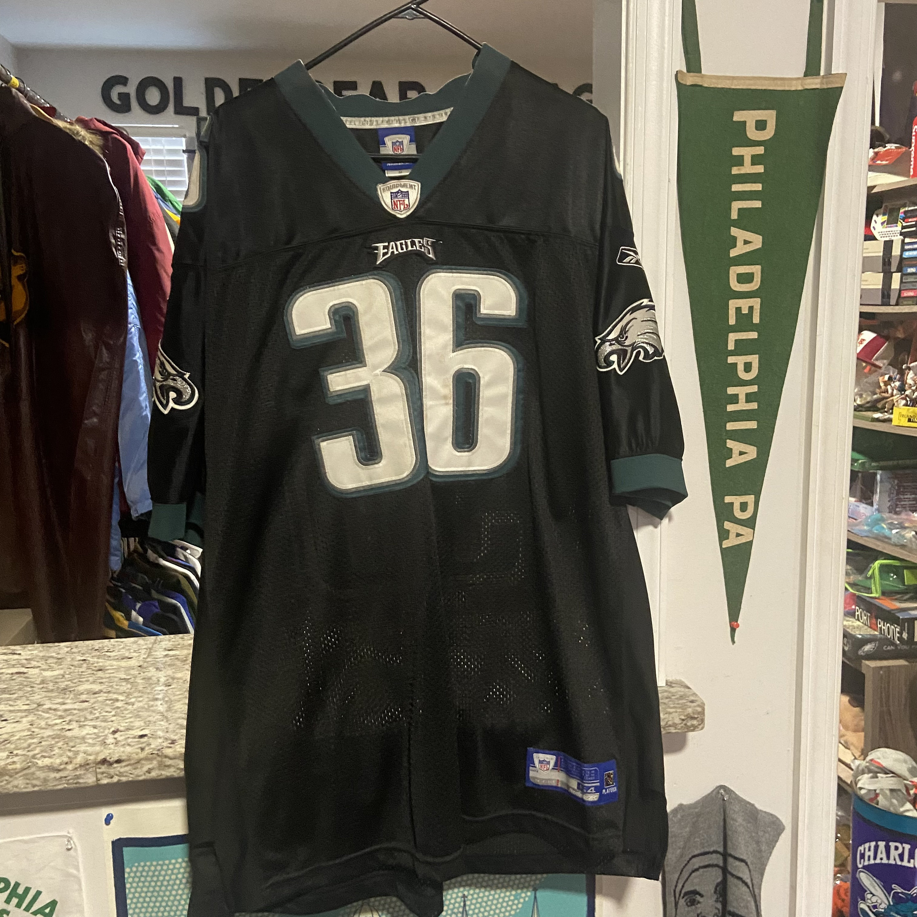 00's Brian Westbrook Philadelphia Eagles Reebok NFL Jersey Size